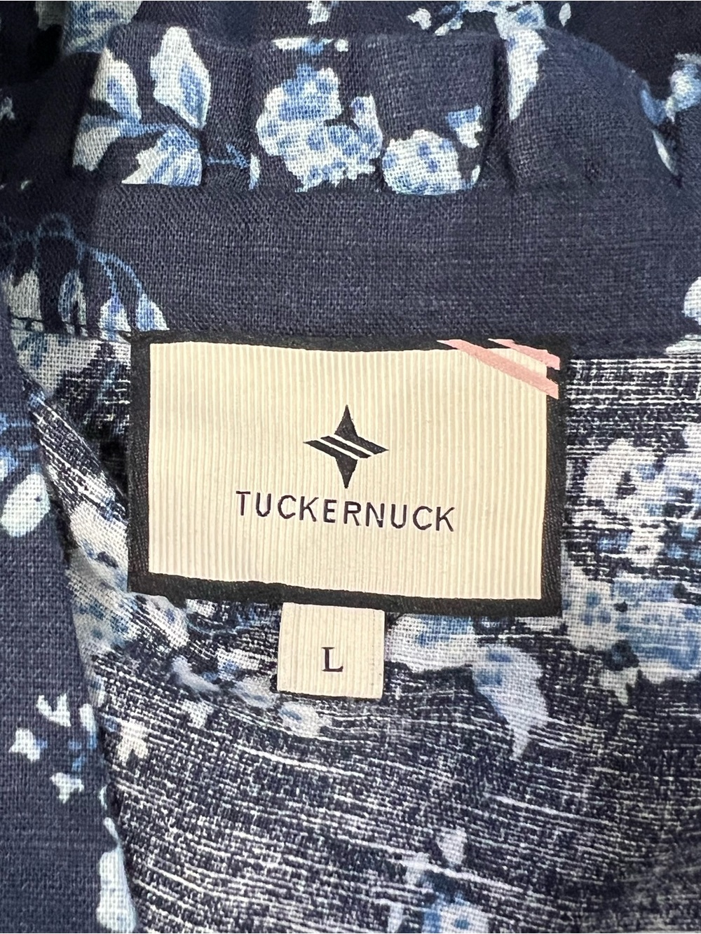 Tuckernuck Twilight Garden Jenna Dress Blue Floral Size L - Picture 4 of 7